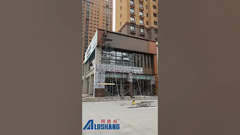 Parete esterna #panele in alluminio composito Come l'ACP può inflare gli spazi piccoli visivamente