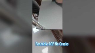 Durevole e infrangibile: dimostrazione di piegatura di lamiere ACP ad alta flessibilità