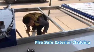 Rivestimento resistente al fuoco A2 4 mm ACP