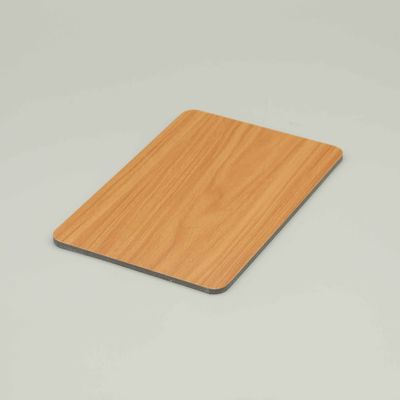 Pannello composito di alluminio in legno di pera svizzera resistente agli graffi 4MM 1,22*2,44m pannello di parete esterno