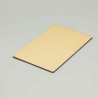 Pannello composito in alluminio in PE PVDF impermeabile 4ft*8ft 1.22m*2.44m Acp Facciata di rivestimento esterno 3mm 4mm