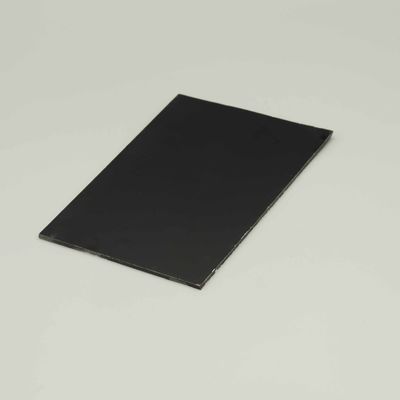 pannello composito in alluminio in polietilene nero a prova di stampo PE 2.44m