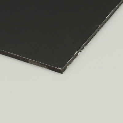 Caffè scuro Pannello composito di alluminio per la decorazione degli edifici 4 mm 1.22*2.44m ACM ACP materiale per la decorazione dei muri
