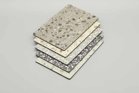 Pannello composito in alluminio effetto terrazzo antigraffio (1220x2440mm)