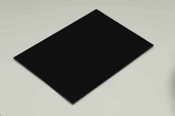 Pannello composito in alluminio PE nero opaco 0,06 mm - 0,50 mm Pannello composito in alluminio interno