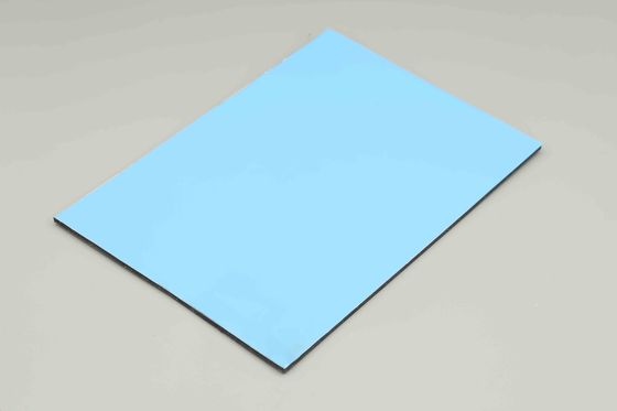 Lastra ACP antigraffio per interni blu cielo Pannello composito in alluminio Decorazione per edifici 4MM Rivestimento per pareti esterne 48 pollici x 96 pollici