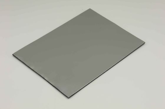 Parete esteriore pannello composito in alluminio grigio scuro con decorazione a prezzo competitivo 3/4/5MM 1.22*2.44m