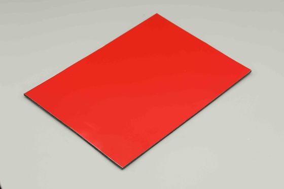 4mm 1,22 x 2,44m PE pannelli compositi in alluminio balconi Acp muro divisorio