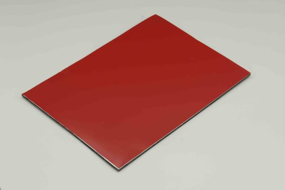 Lega di alluminio Rosso Caffè Pannello Sandwich Pp Dimensioni 5mm Pannello composito in alluminio Lamiera Acp PE Pannello composito in alluminio Esterno Rivestito in HDPE