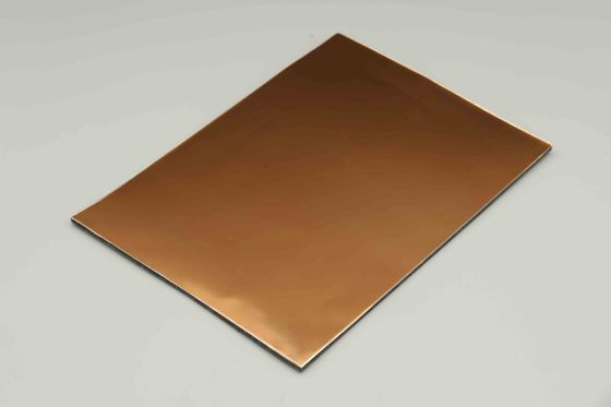 Pannello composito in alluminio a specchio ad alta riflessione per facciate di edifici, fornitore di lastre ACP da 4 mm