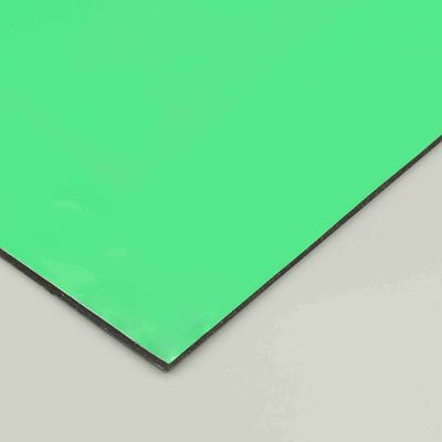 SGS Apple Green PE Aluminium Composite Panel Acp Sheet Interior 4 x 8ft