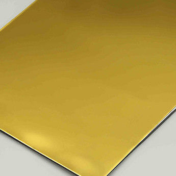 Pannelli compositi in alluminio FR core silver mirror per lastre di rivestimento pareti acp