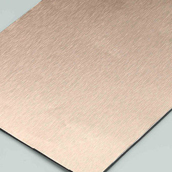 pannello composito in alluminio spazzolato in HDPE 4 mm 1,22 x 2,44 m pannello composito in alluminio in PE