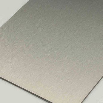 Alto rendimento argento spazzolato FR ACP. pannello composito di alluminio ignifuge per segnaletica di lusso e facciate