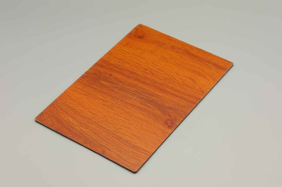 96 pollici di legno di grano Acm pannelli Pvdf impermeabile a fuoco pannello composito di alluminio