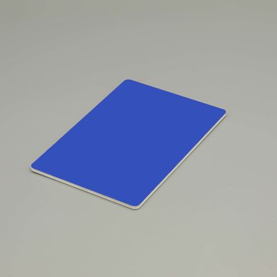 Pannello composito in alluminio blu mare ignifugo B1 | 3-7 mm ACP