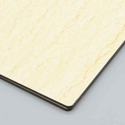 4mm 1,22x2,44m pannello composito in pietra grezza resistente agli graffi di tessitura in alluminio per rivestimenti esterni