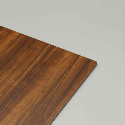 Pannello composito in alluminio con venatura di noce da 3 mm 4 mm | Lastra ACP ignifuga per applicazioni interne ed esterne