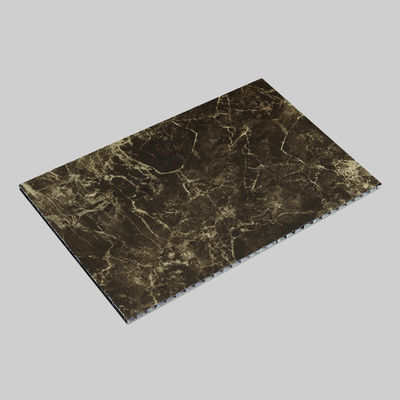 Pannello composito di alluminio antincendio a nido di miele Bianco Nero Strisce Acp Costruzione