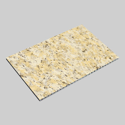Pannello di base di nido di miele in alluminio giallo 244cm Granito pannelli di nido di miele in alluminio 4x8
