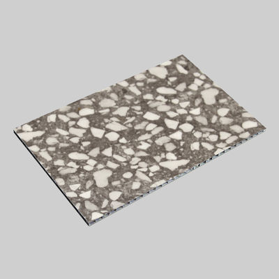 Pannello di base anti graffi di alluminio per nido di miele Grigio chiaro A2 Panello sandwich a prova di fuoco per nido di miele in alluminio
