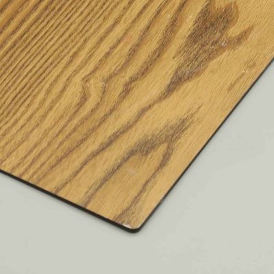 Pannello composito in alluminio ignifugo resistente agli graini di legno di quercia resistente agli graffi 4 mm