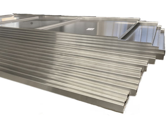 Sito di costruzione Installazione murale esterna resistente all'erosione a pannelli normali tipo pannello piatto di alluminio rivestimento a fluorocarburo rivestito anti-statico