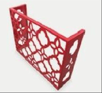 Parete di costruzione Anti-multiple Erosione forme non convenzionali Parete di facciata in alluminio Fluorocarburo rivestito Anti-statico Installazione di pareti esterne