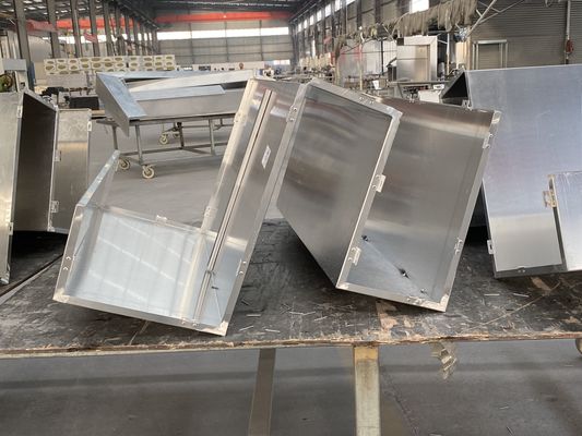 Piastra di flessione di dimensioni non convenzionali di tipo curvo in alluminio, rivestimento di pareti esterne antistatiche con rivestimento in fluorocarburo