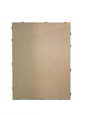 Pannello in alluminio in legno con rivestimento in fluorocarbonio per la durabilità della parete della facciata e la resistenza agli agenti atmosferici, liscio e liscio