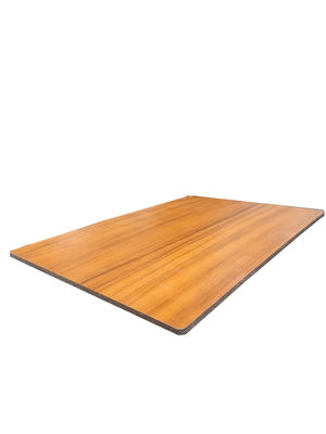 Pelle in alluminio 0,25 mm 4 mm Acp Polietilene mogano impermeabile PE pannello composito in alluminio 1,22*2,44 m Per foglio