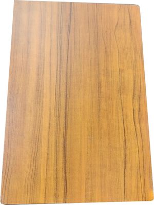 Pannelli compositi in alluminio Milky Wood Texture Acp Paneling 1220 X 2440MM Lastra per rivestimenti interni ed esterni 4MM