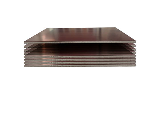 Matte rosso Acp PE pannello composito di alluminio AA qualità materiale leggero durevole per decorazioni murali alluminio doppia pelle 0,11 mm