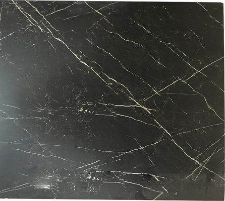Pannello composito in alluminio ACP finitura marmo grigio e nero da 4 mm | Pannello composito in alluminio ignifugo B1 per decorazioni d'interni di lusso