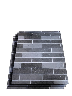 Tipo marmo Alushang Grigio scuro Terrazzo colore decorato Acp Esterno Acp Uffici Parete 3mm Spessore Acp Rivestimento per case / edifici Aluminio pelle 0,12mm
