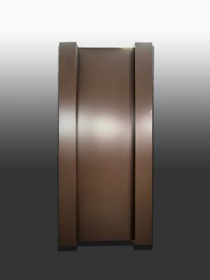 Rivestimento per facciata continua in impiallacciatura di alluminio effetto legno da 2,00MM per decorazione esterna di edifici