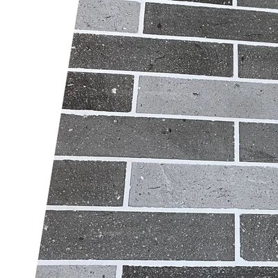 Anti-graffi Pietra grezza Finitura di pannelli compositi in alluminio Slash Finitura di mattoni Rivestimento di rivestimento di pareti esterne