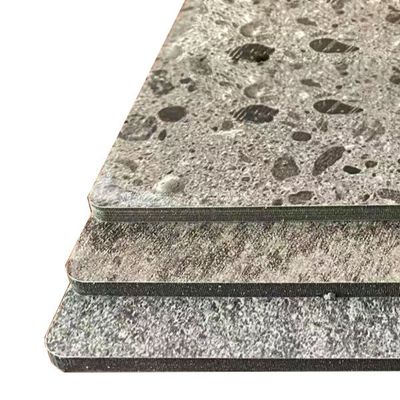 Pareti esterne resistenti agli graffi Tipo Decorato Acp Foglio Interno Faccata Acp Rivestimento Materiale da costruzione Alluminio Spessore 0,43 mm Parete tenda