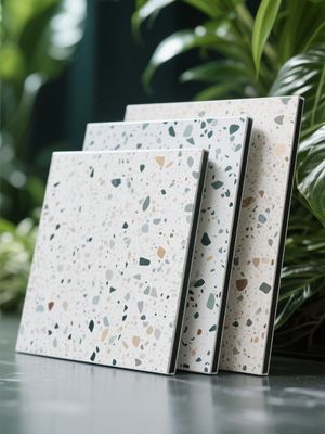 Pannello composito di alluminio PVDF resistente con rivestimento di pietra fluorocarbonio Dimensioni standard per l' appesa a secco delle pareti esterne